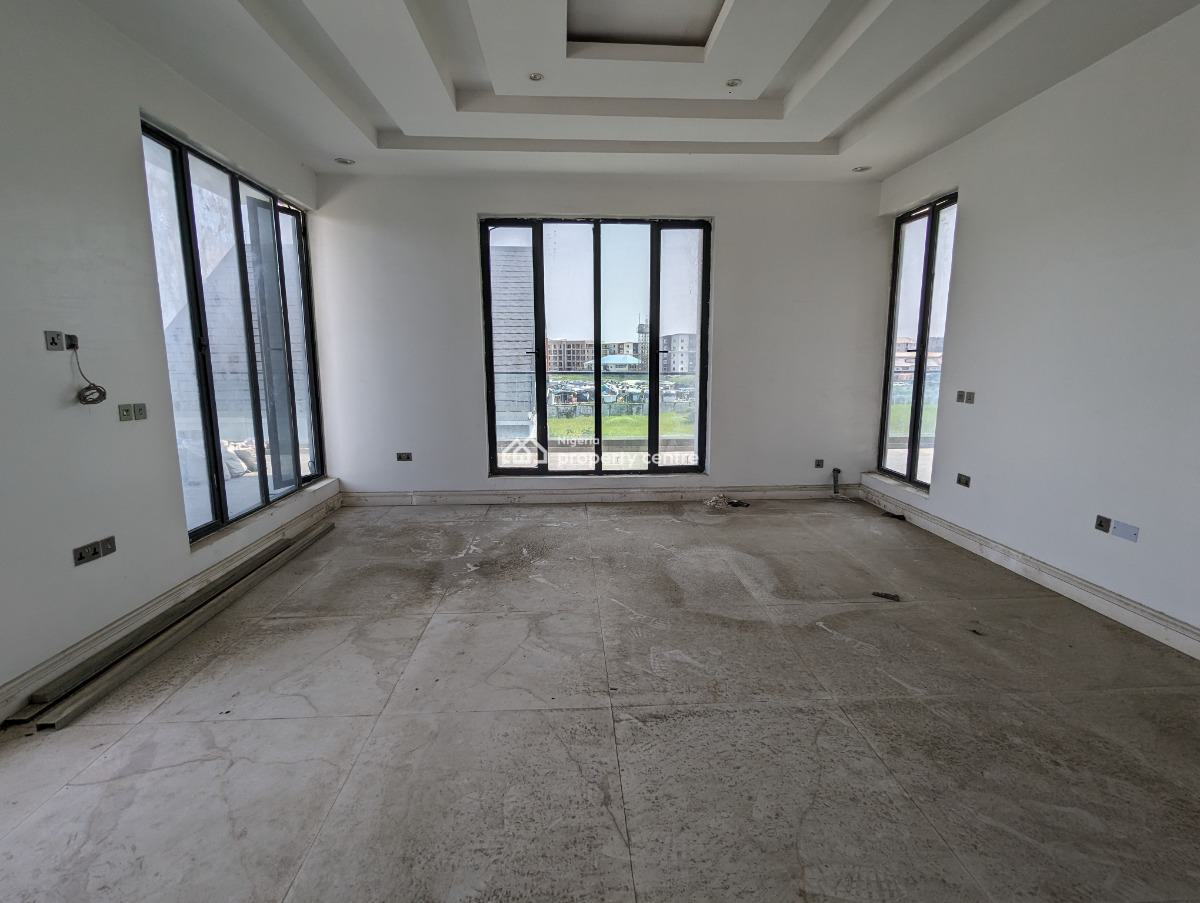 New 5 Bedroom on 3 Floors with Penthouse, Study, Bq & Gov Consent, Cowrie Creek Estate, Ikate, Lekki, Lagos, Semi-detached Duplex for Sale