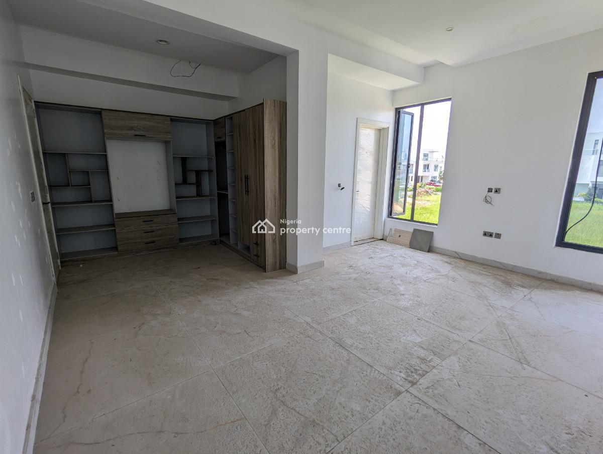 New 5 Bedroom on 3 Floors with Penthouse, Study, Bq & Gov Consent, Cowrie Creek Estate, Ikate, Lekki, Lagos, Semi-detached Duplex for Sale
