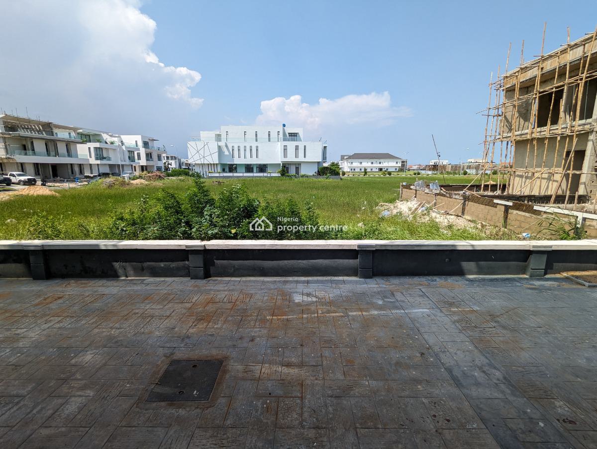 New 5 Bedroom on 3 Floors with Penthouse, Study, Bq & Gov Consent, Cowrie Creek Estate, Ikate, Lekki, Lagos, Semi-detached Duplex for Sale
