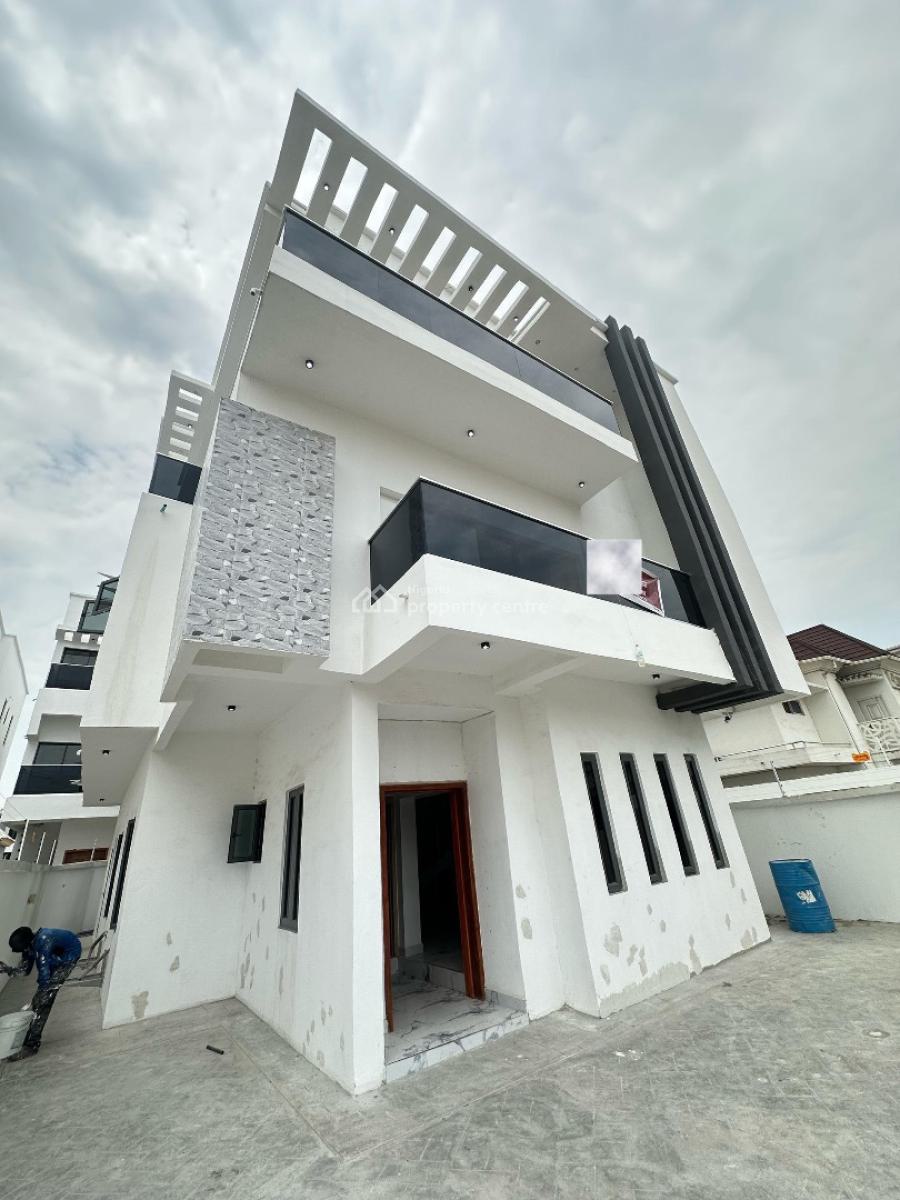 Contemporary 5 Bedroom Fully Detached Duplex with Bq, Gym Room & Cinem, Ologolo, Lekki, Lagos, Detached Duplex for Sale