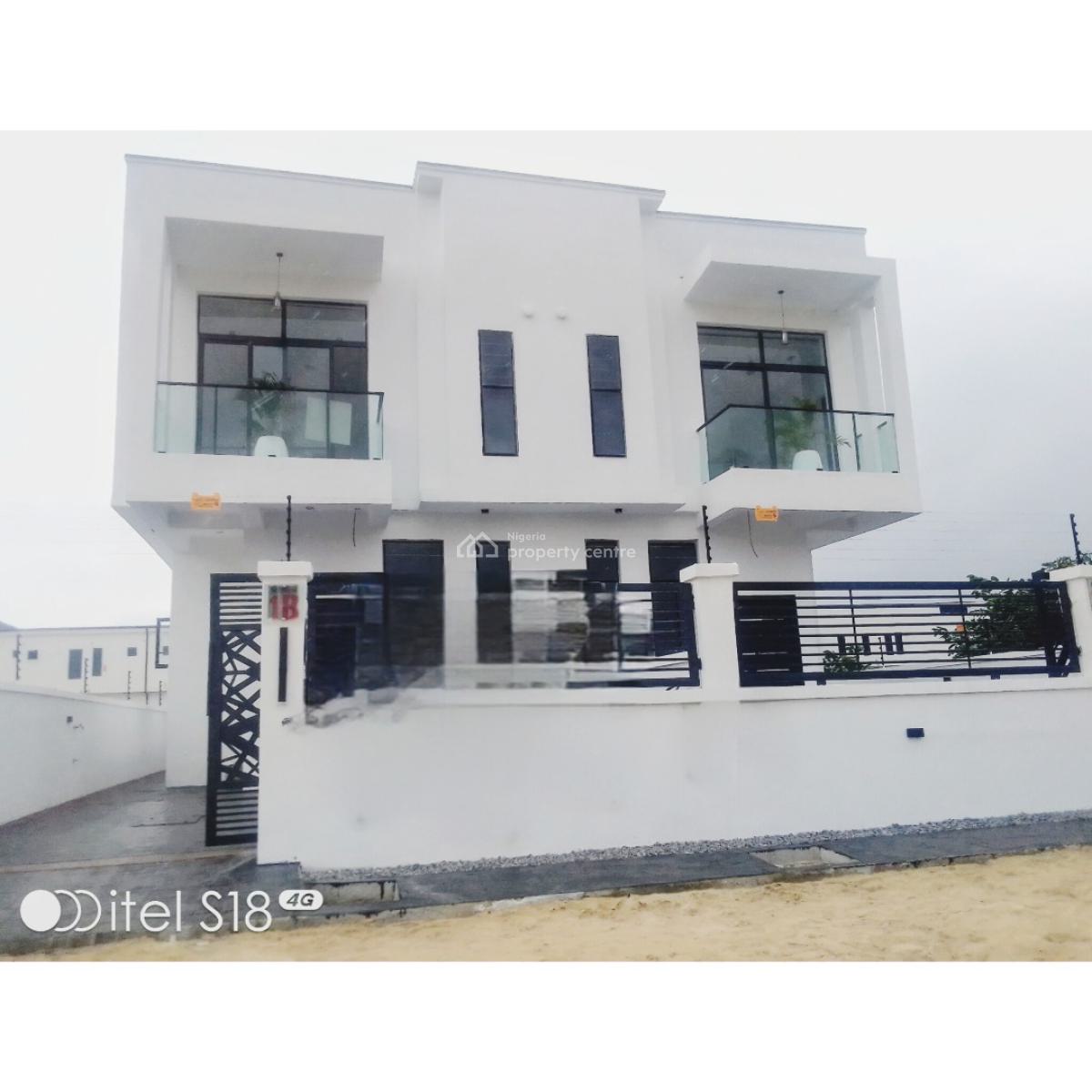 Contemporary Luxury Spacious 4 Bedroom Semi Detached Duplex, Atlantic Nominee Estate, Lbs, Lekki Phase 2, Lekki, Lagos, Semi-detached Duplex for Sale