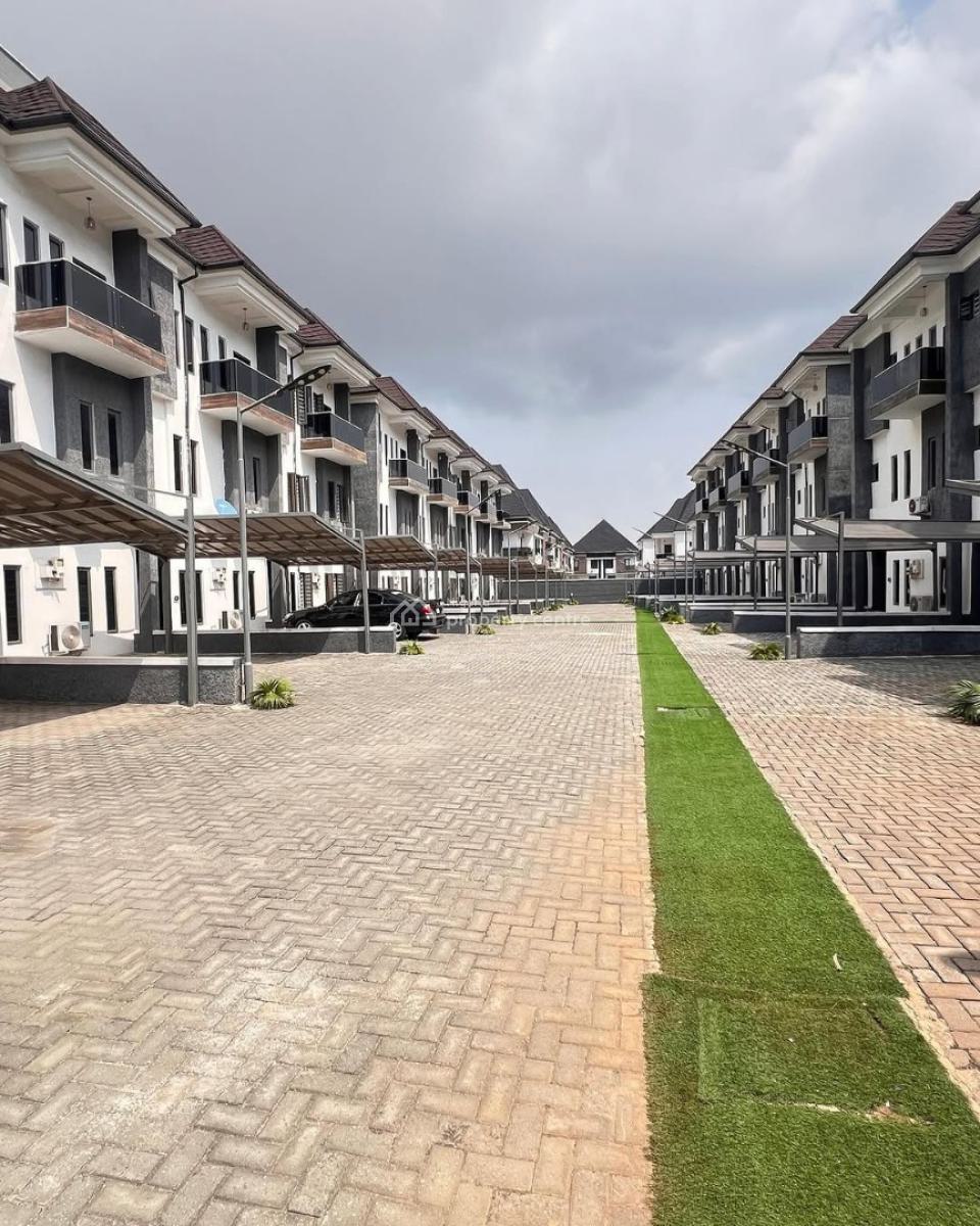 4-bedroom Terraced Duplex with Governors Consent, Jadeville Estate, Chevron, Lekki, Lagos, Terraced Duplex for Sale