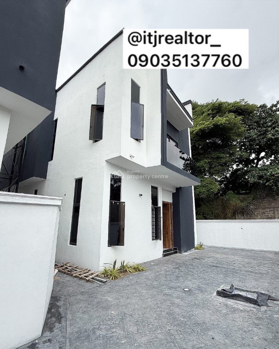 Modern 4 Bedroom Detached Duplex with a Bq, Chevron, Lekki, Lagos, Detached Duplex for Sale