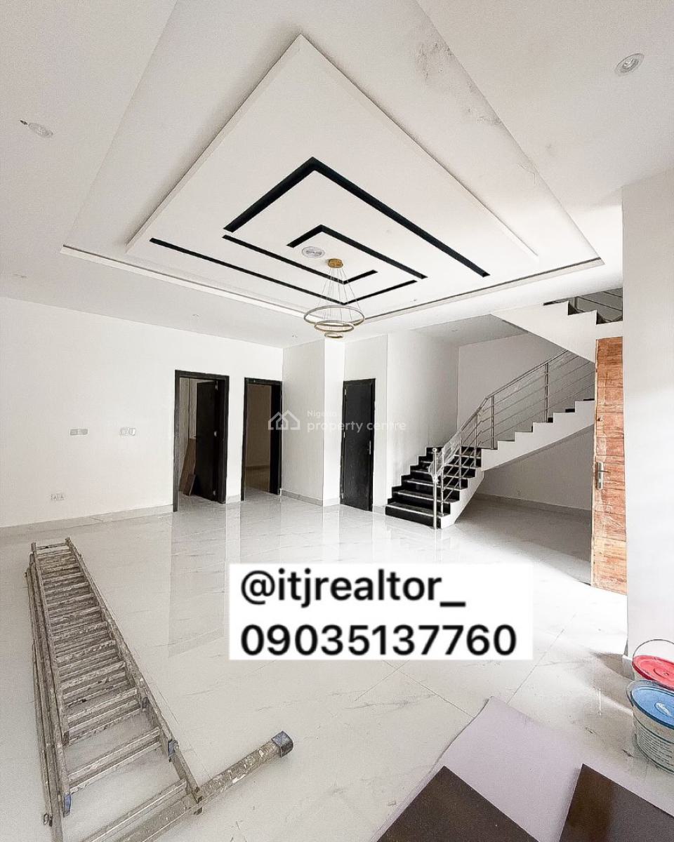 Modern 4 Bedroom Detached Duplex with a Bq, Chevron, Lekki, Lagos, Detached Duplex for Sale