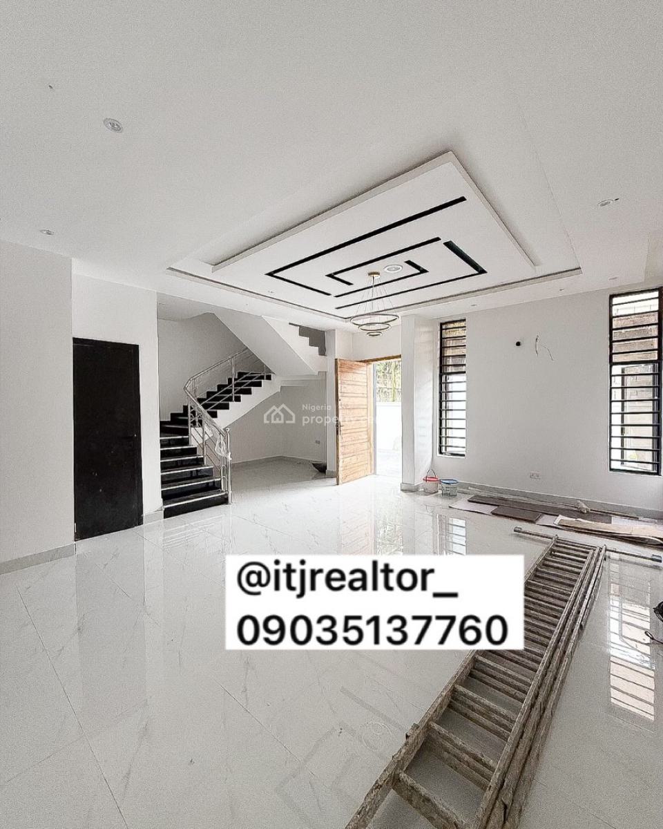 Modern 4 Bedroom Detached Duplex with a Bq, Chevron, Lekki, Lagos, Detached Duplex for Sale