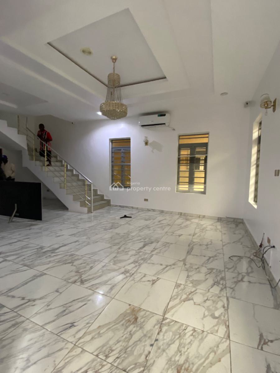 Luxury Redefined 5 Bedroom Duplex with a Bq, Chevron , in a High Security Estate ., Lekki, Lagos, Detached Duplex for Rent