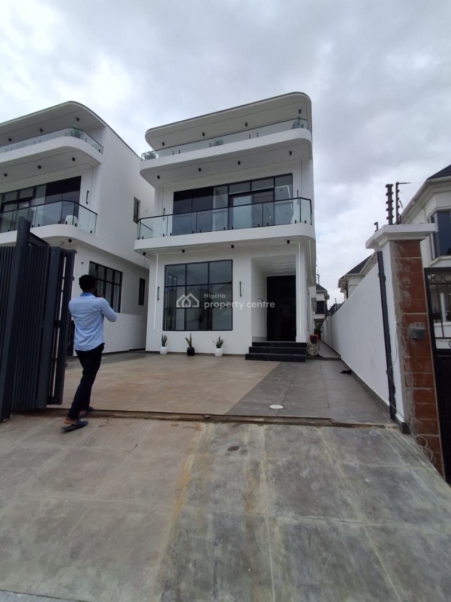 2 Units of Brand New Massive 5 Bedrooms Duplex with Bq, Swimming Pool, Oral Estate, Lekki Expressway, Lekki, Lagos, Detached Duplex for Sale