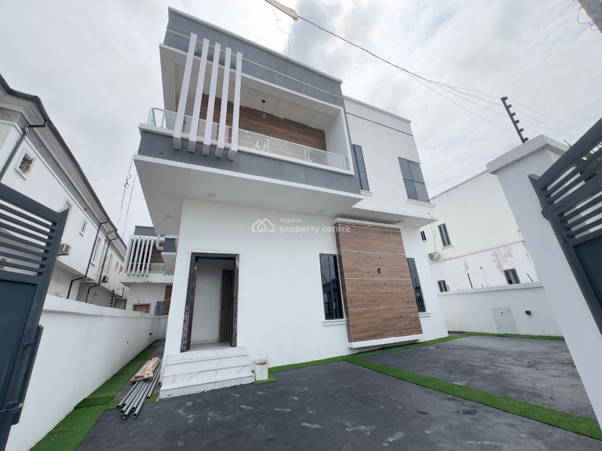 5 Bedroom Fully Detached Duplex in a Secure Estate, Chevron, Lekki, Lagos, Detached Duplex for Sale