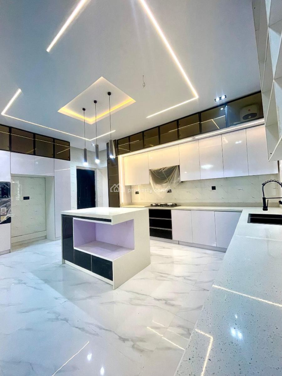Perfectly Carved Luxury 5 Bedroom Detached Duplex with Home Office, Ajah, Lagos, Detached Duplex for Sale
