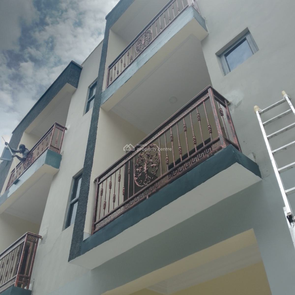 Luxury Newly Built 2 Bedroom Flat, Off Market Square, Ago Palace, Isolo, Lagos, Flat / Apartment for Rent