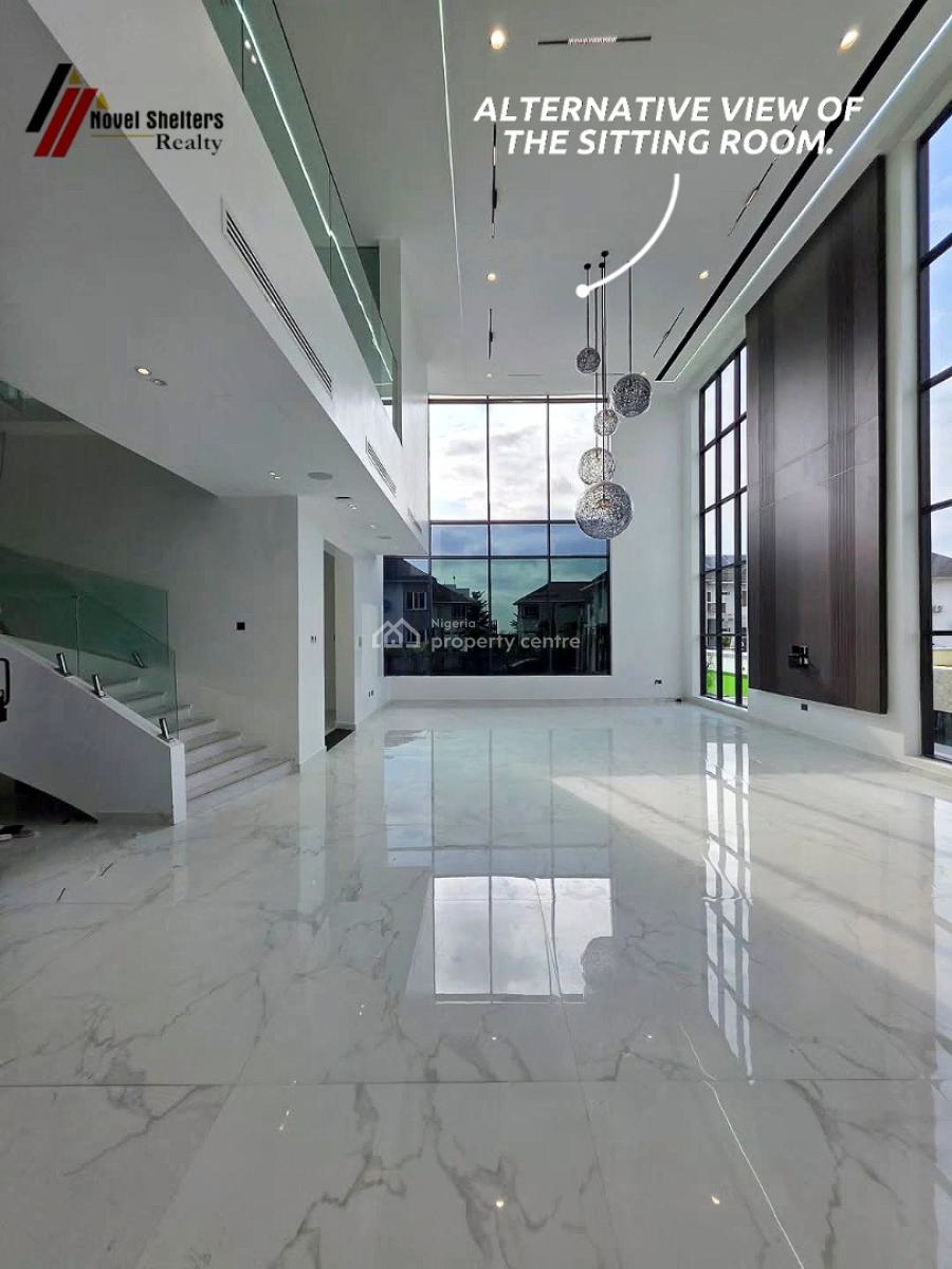 Exquisitely Finished 5 Bedroom Contemporary Fully Detached House 2 Bq, Osapa, Lekki, Lagos, Detached Duplex for Sale