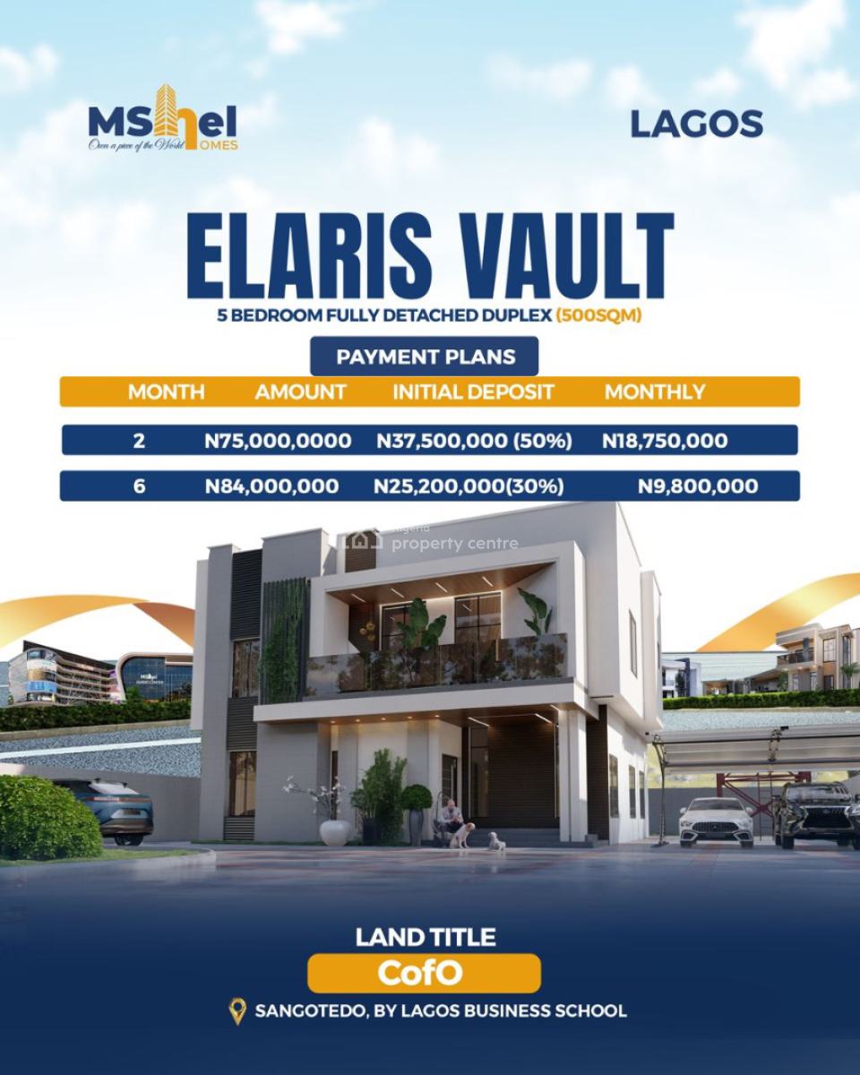 Own a Rapidly Developing Area with Increasing Property Value, Sangotedo, Ajah, Lagos, Mixed-use Land for Sale