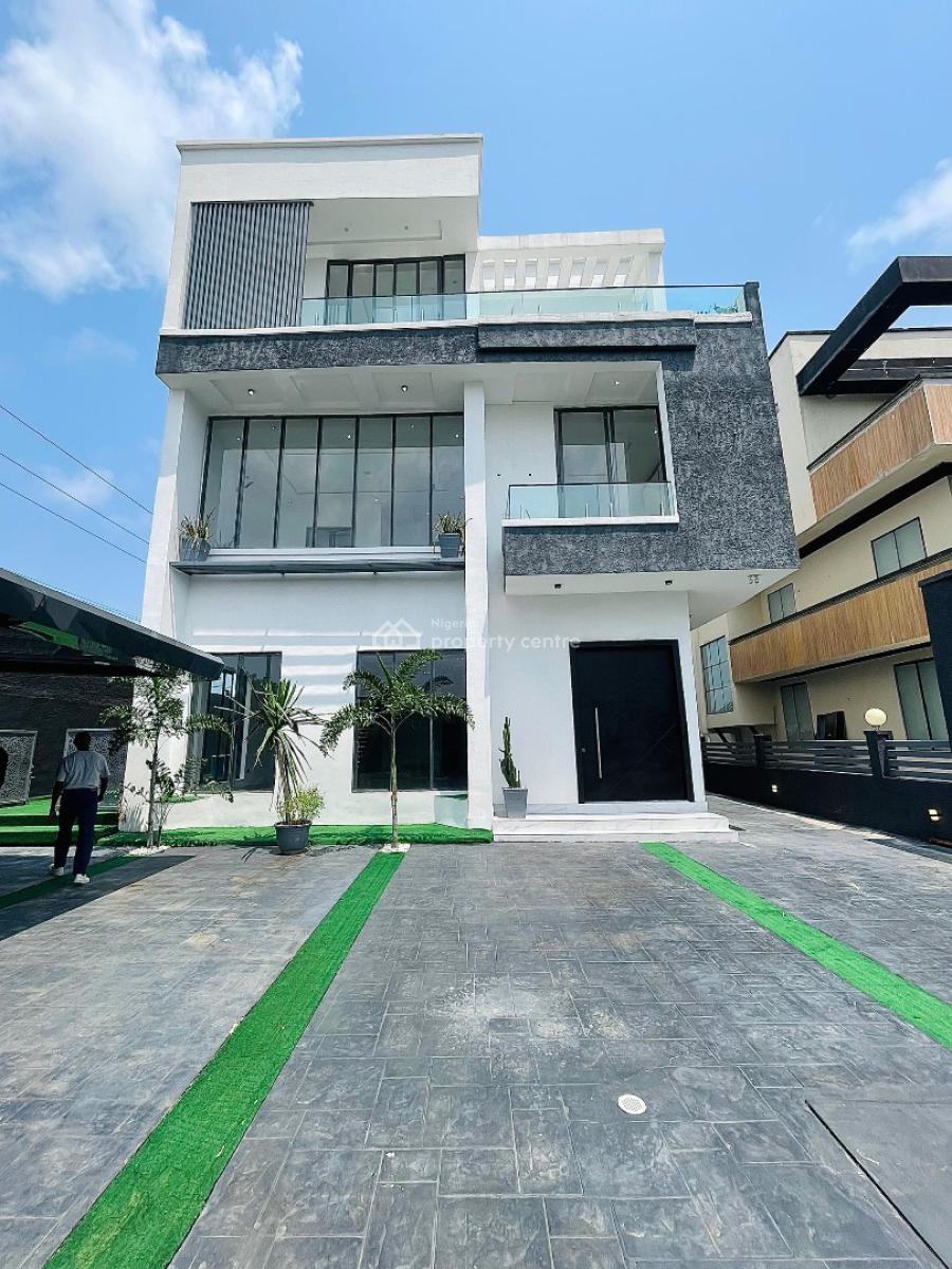 5 Bedroom Detached Duplex with Home Elevator, Cinema, Swimming Pool, Osapa, Lekki, Lagos, Semi-detached Duplex for Sale