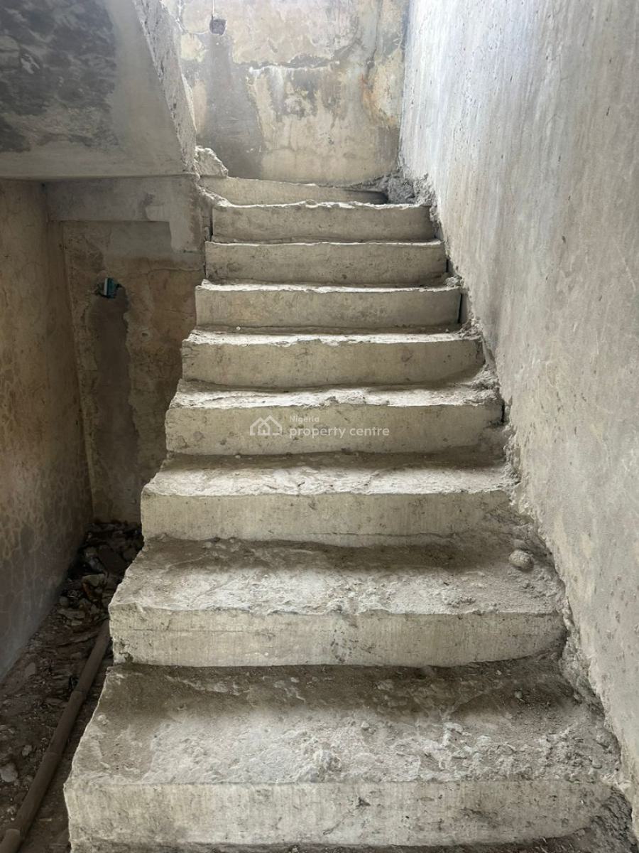Carcass 4 Bedroom Detached Duplex, Sangotedo, Ajah, Lagos, Detached Duplex for Sale