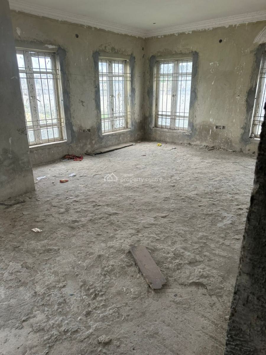 Carcass 4 Bedroom Detached Duplex, Sangotedo, Ajah, Lagos, Detached Duplex for Sale