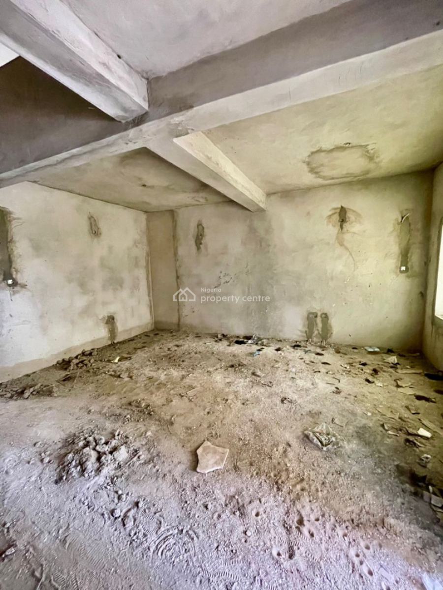 Service 3 Bedroom Terrace Duplex Carcass, Lekki Gardens Phase 5, in Atlantic Layout Estate, General Paint, Ajah, Lagos, Terraced Duplex for Sale
