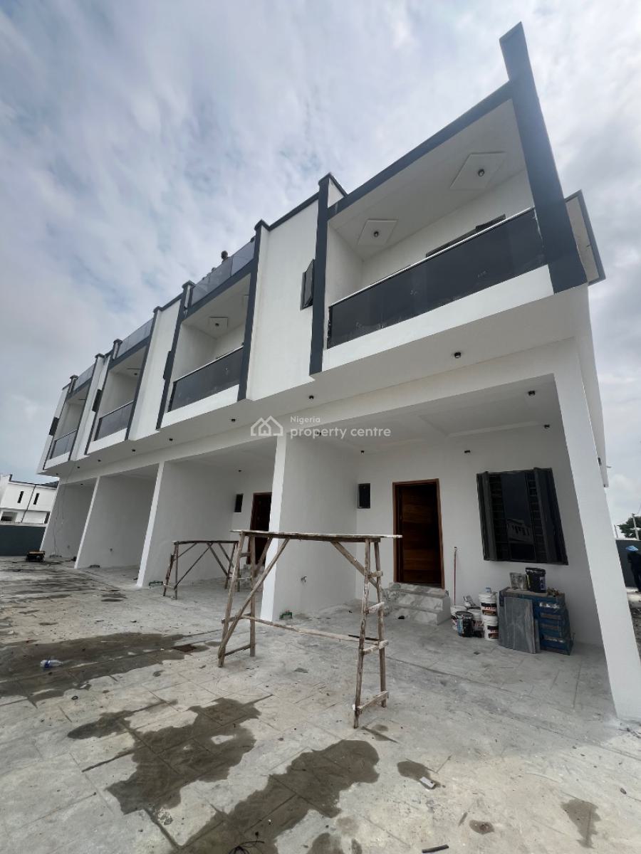 Brand New 4 Bedroom Terrace Duplex with a Bq, General Paint Estate, Ajah, Lagos, Terraced Duplex for Sale
