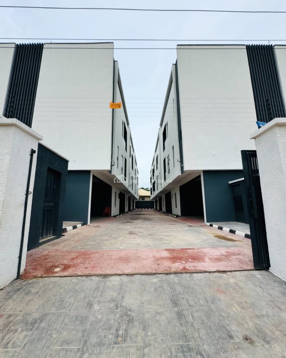 Gorgeous 4-bedroom Terrace Duplex with Private Garage in an Estate, Seaflow Estate, Ifako-gbagada (just Before Third Mainland Bridge), Ifako, Gbagada, Lagos, Terraced Duplex for Sale