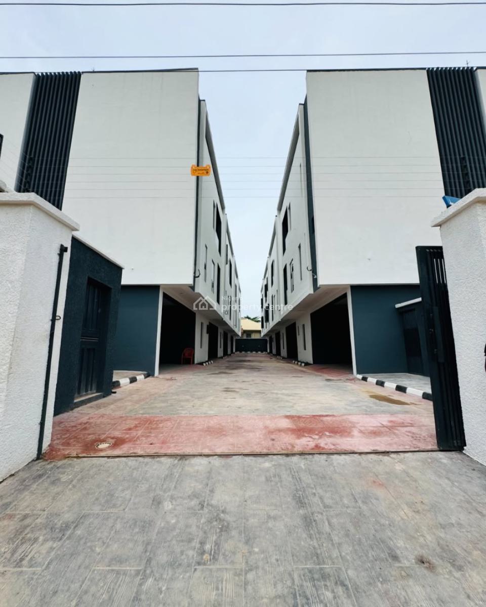 Gorgeous 4-bedroom Terrace Duplex with Private Garage in an Estate, Seaflow Estate, Ifako-gbagada (just Before Third Mainland Bridge), Ifako, Gbagada, Lagos, Terraced Duplex for Sale