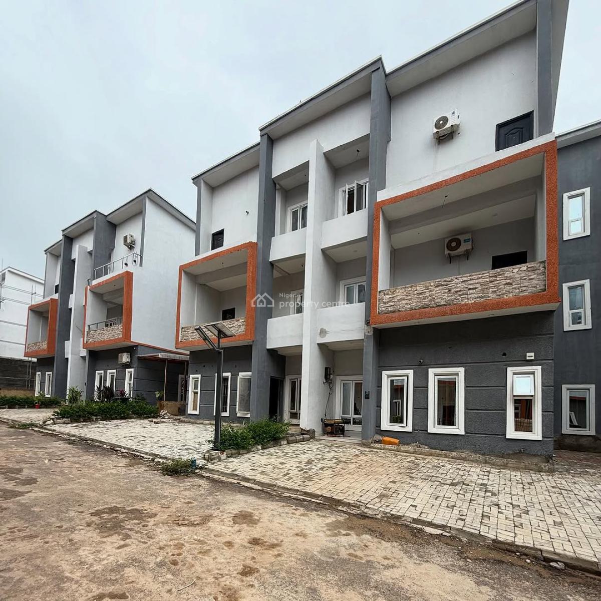 Spacious 4 Bedroom Terraced Duplex with a Bq, Kukwaba, Abuja, Terraced Duplex for Sale