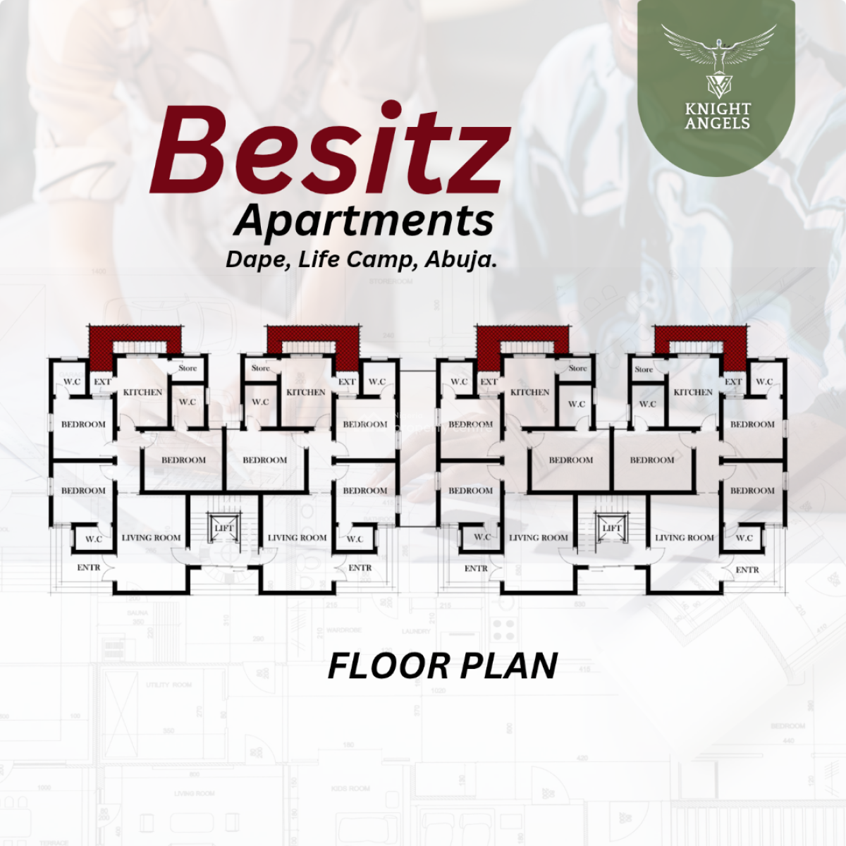 Luxury 3-bedroom Apartments (off Plan Deal), Dape, Life Camp, Abuja, Flat / Apartment for Sale