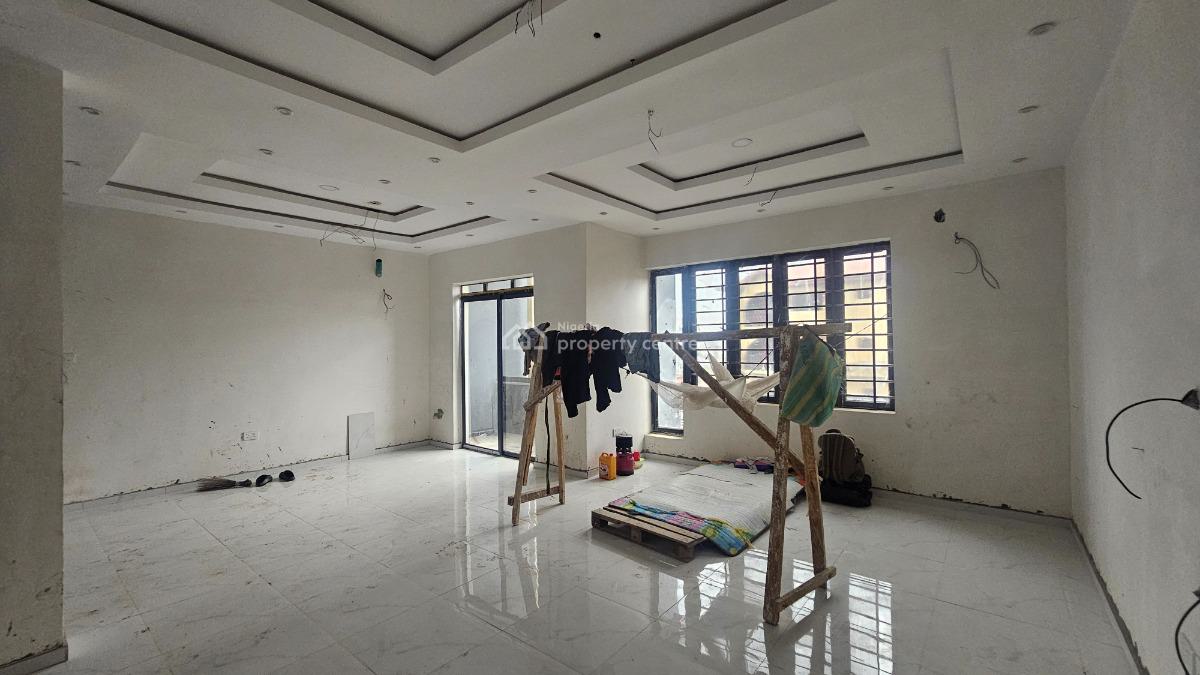Contemporary 4 Bedroom Terrace Duplex with a Room Bq, Adekoya Estate, Ogba, Ikeja, Lagos, Terraced Duplex for Sale