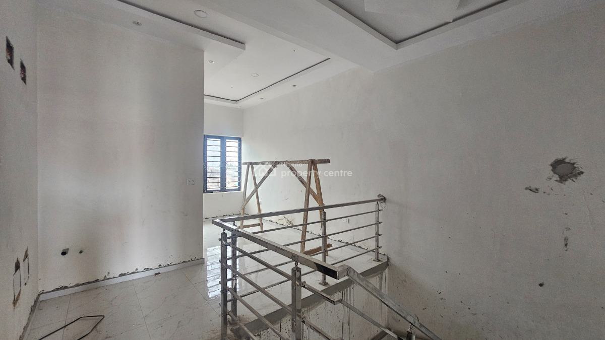 Contemporary 4 Bedroom Terrace Duplex with a Room Bq, Adekoya Estate, Ogba, Ikeja, Lagos, Terraced Duplex for Sale