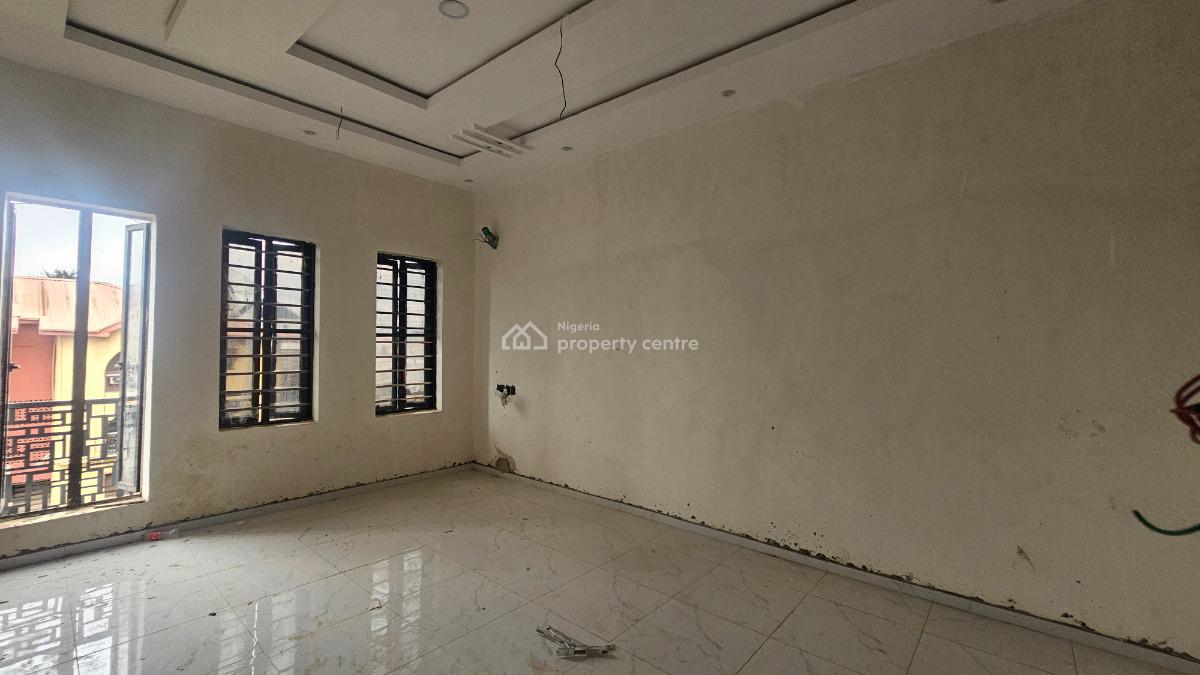 Contemporary 4 Bedroom Terrace Duplex with a Room Bq, Adekoya Estate, Ogba, Ikeja, Lagos, Terraced Duplex for Sale