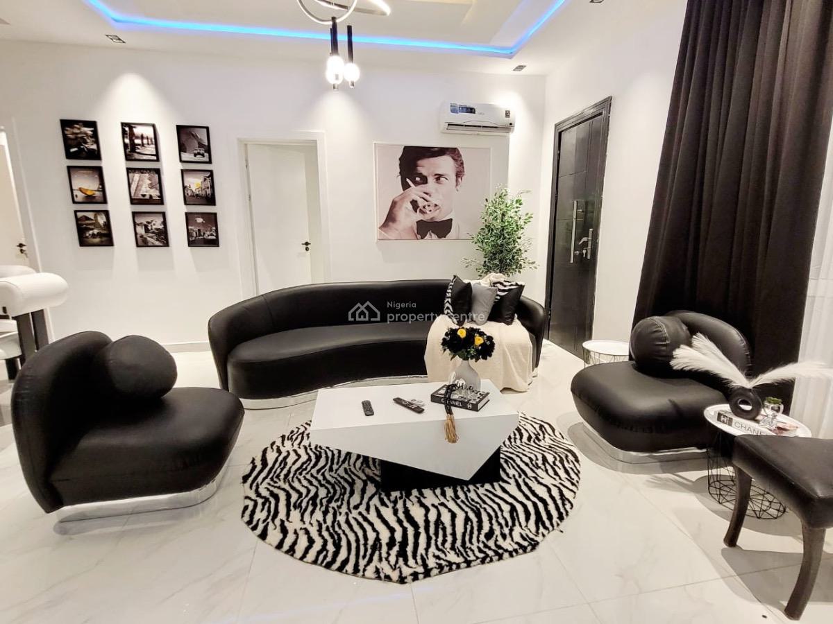 Luxury 2 Bedroom Fully Furnished Apartment with Balcony N Guest Toilet, Ikoyi, Lagos, Flat / Apartment Short Let