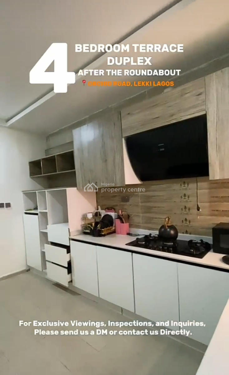 4 Bedroom Furnished Terrace Duplexeith Bq, Harris Drive By Vgc, Osapa, Lekki, Lagos, Terraced Duplex for Rent