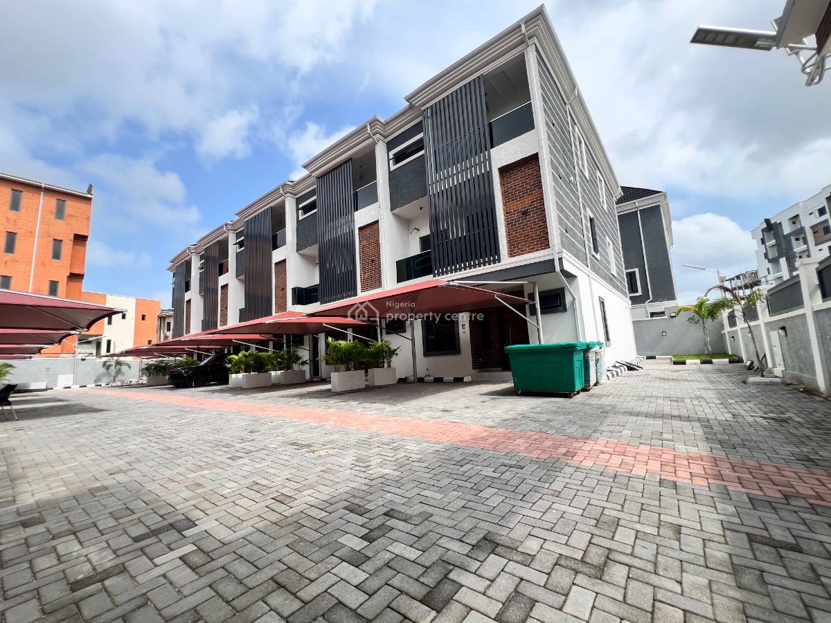 Newly Built 4 Bedroom Terraced House with a Room, Ikate Elegushi, Lekki, Lagos, Terraced Duplex for Sale