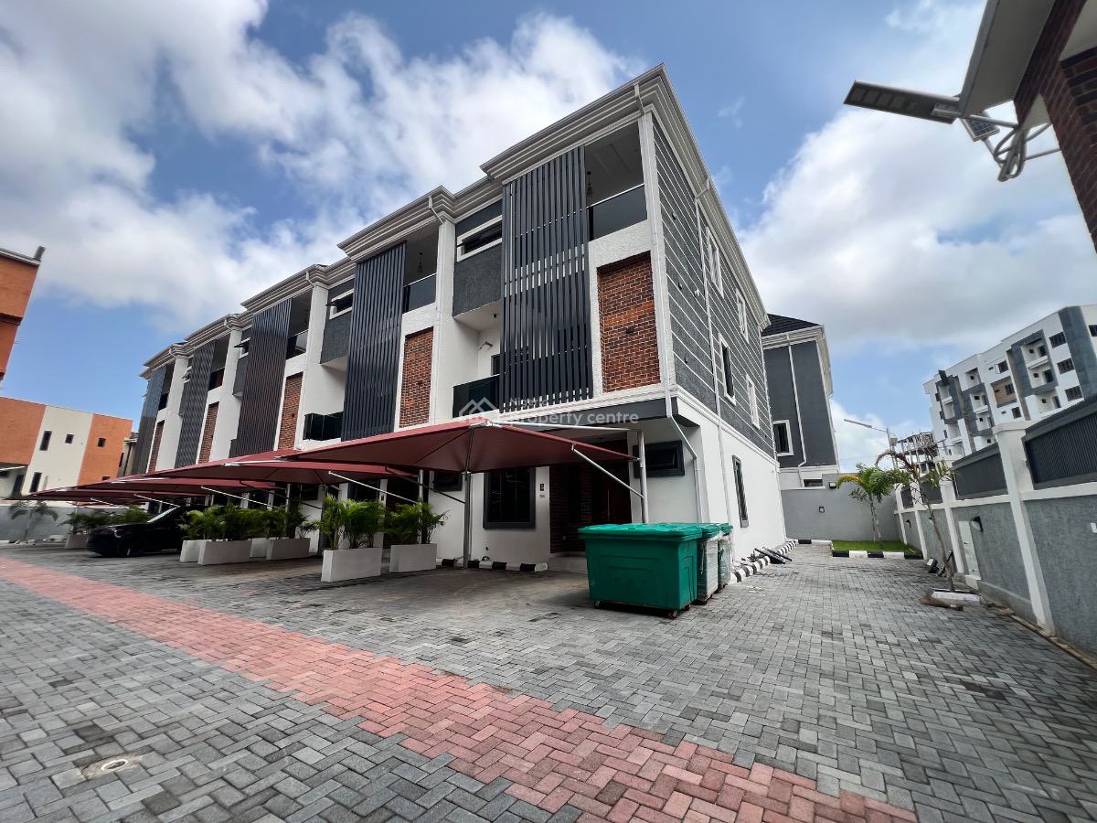 Newly Built 4 Bedroom Terraced House with a Room, Ikate Elegushi, Lekki, Lagos, Terraced Duplex for Sale