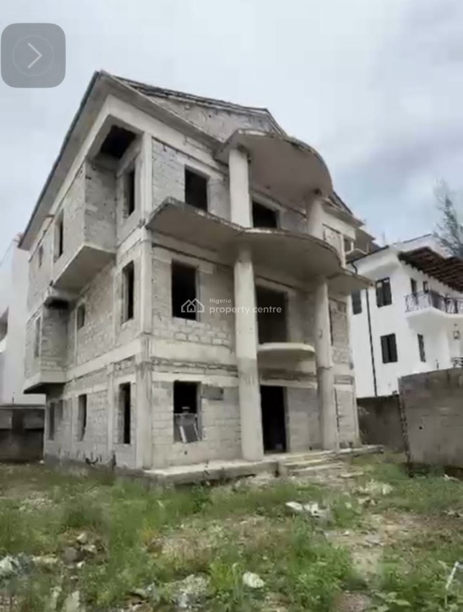 an Uncompleted Structure Carcass Level (72% Completed)., Banana Island, Ikoyi, Lagos, Detached Duplex for Sale