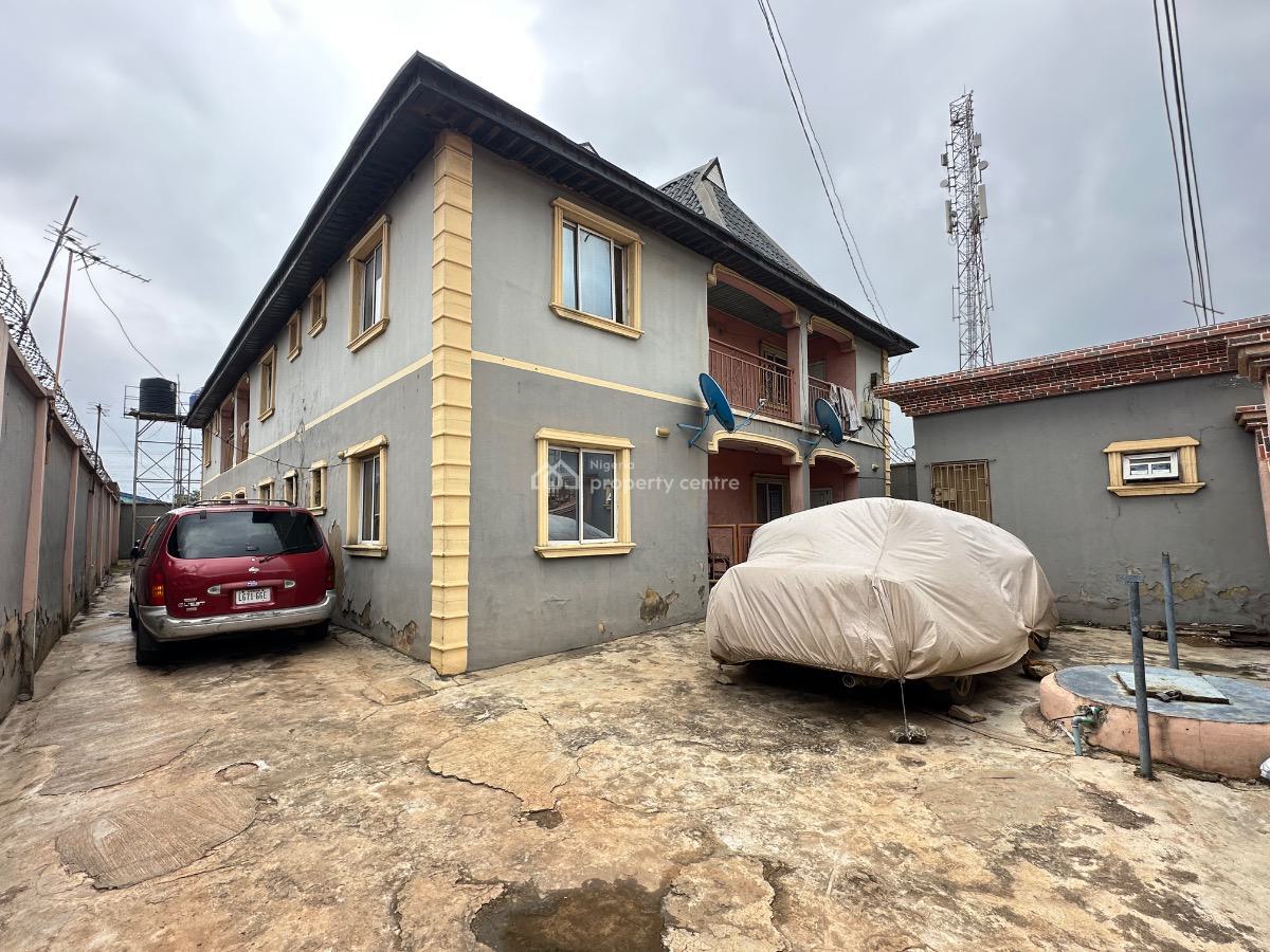Block of 4 Units of 3 Bedroom Flat, Casso Bus-stop, Alagbado, Ifako-ijaiye, Lagos, Block of Flats for Sale