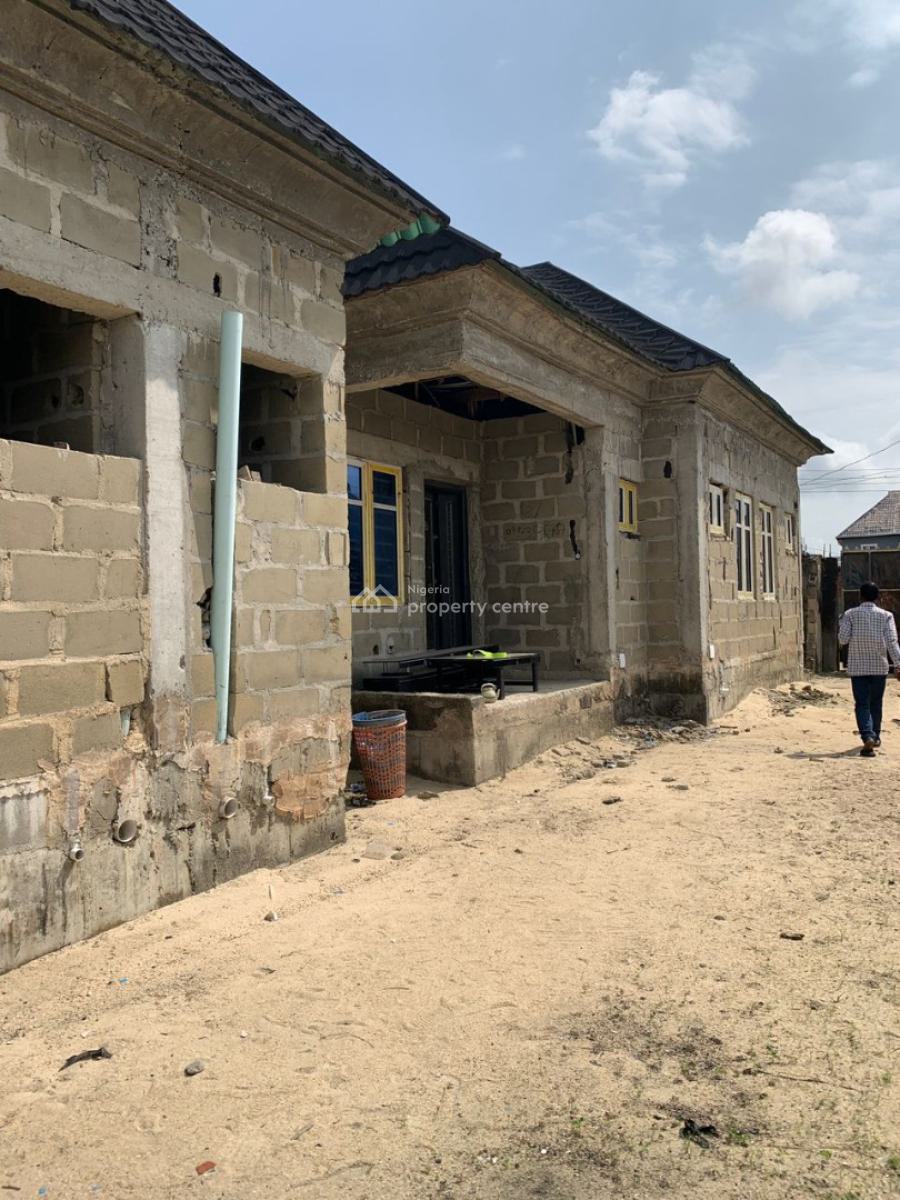 Block of Flats 4 Units of 2 Bedroom Apartment Bungalow Carcass, Paradise Estate, Lakowe, Ibeju Lekki, Lagos, Block of Flats for Sale