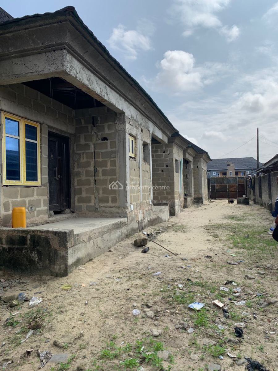 Block of Flats 4 Units of 2 Bedroom Apartment Bungalow Carcass, Paradise Estate, Lakowe, Ibeju Lekki, Lagos, Block of Flats for Sale