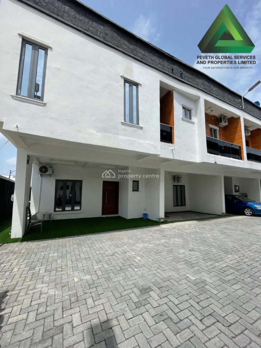 Unfurnished Luxury 3 Bedroom Terrace Duplex with Bq, Ikota, Lekki, Lagos, Terraced Duplex for Sale