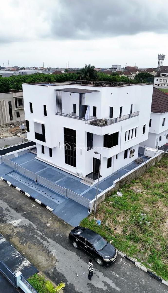 5 Bedrooms Penthouse Duplex Private Cinema & Rooftop, Jacuzzi, Swimming Pool, Sangotedo, Ajah, Lagos, Detached Duplex for Sale