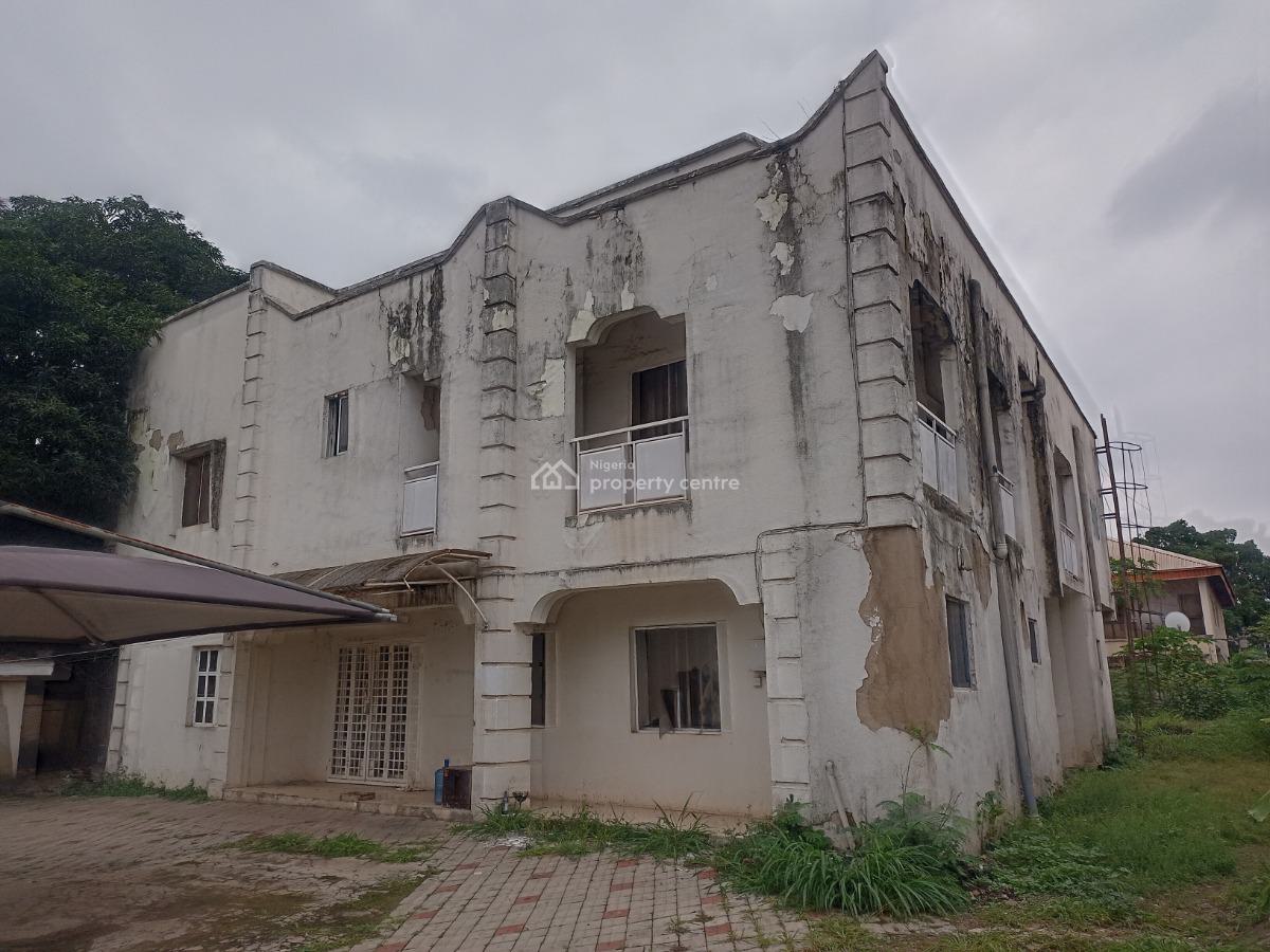 1,100 Square Meter Plot of Land with an Old Building and a C of O, Ghana Street, Maitama District, Abuja, Mixed-use Land for Sale