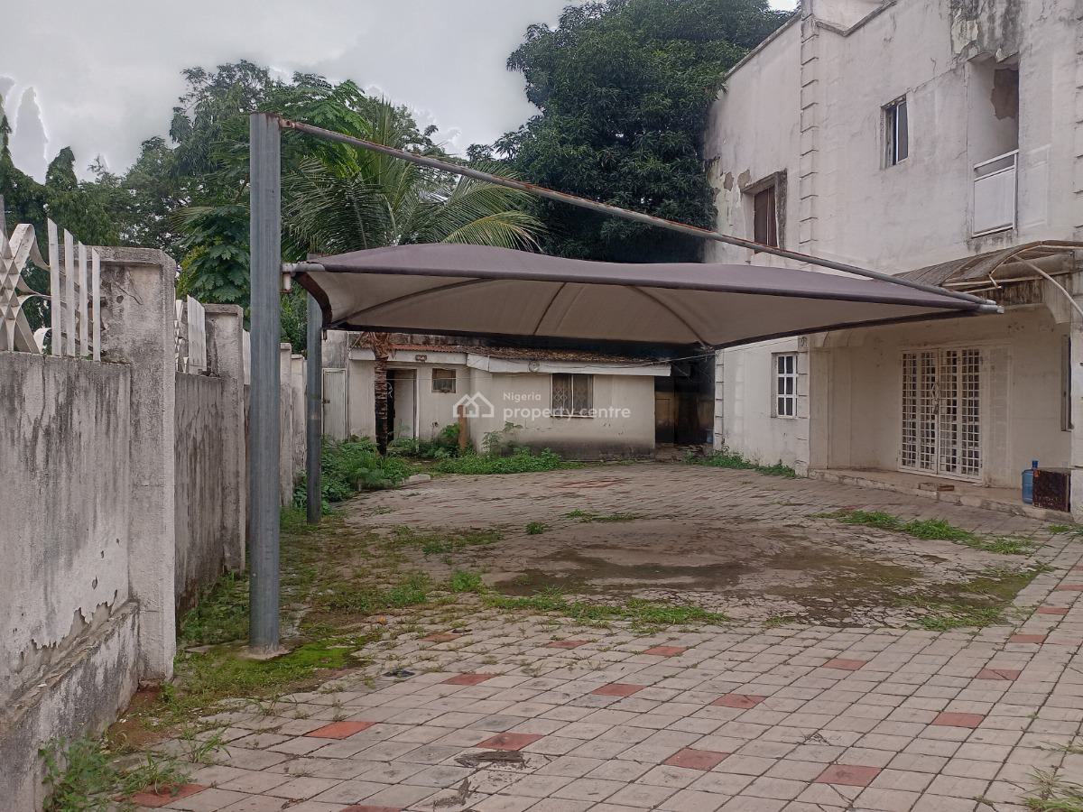 1,100 Square Meter Plot of Land with an Old Building and a C of O, Ghana Street, Maitama District, Abuja, Mixed-use Land for Sale