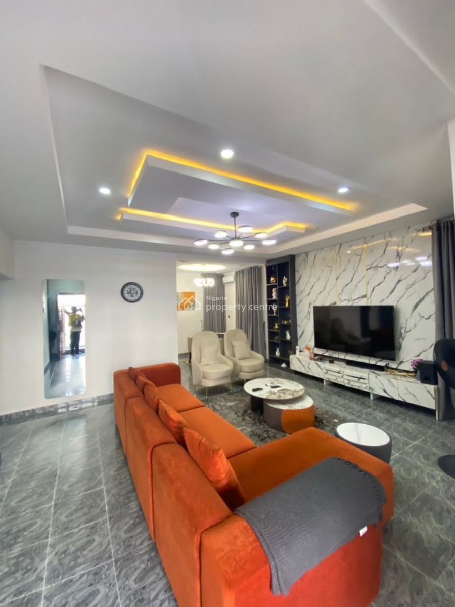 Affordable Furnished 5 Bedrooms Fully Detached Duplex with Bq, Solar, Pool, Ikate, Lekki, Lagos, Detached Duplex for Sale