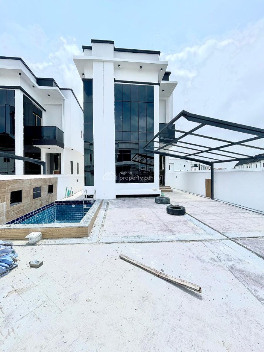 Beautifully Finished 5 Bedroom Detached Duplex with Swimming Pool and Bq, Orchid Road, Lekki, Lagos, Semi-detached Duplex for Sale