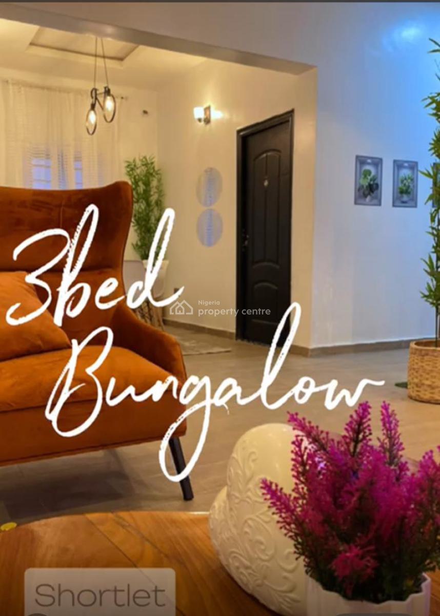 3 Bedrooms Bungalow with Tv Console,inverter, Swimming Pool, Bogije, Ibeju Lekki, Lagos, Detached Bungalow for Sale