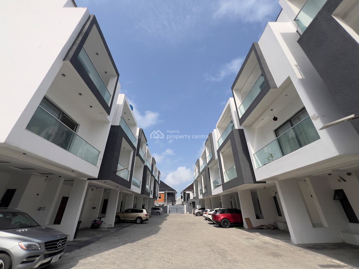 Contemporary Built 4bedroom Terrace Duplex with Bq, Orchid Rd, Lekki, Lagos, Terraced Duplex for Rent