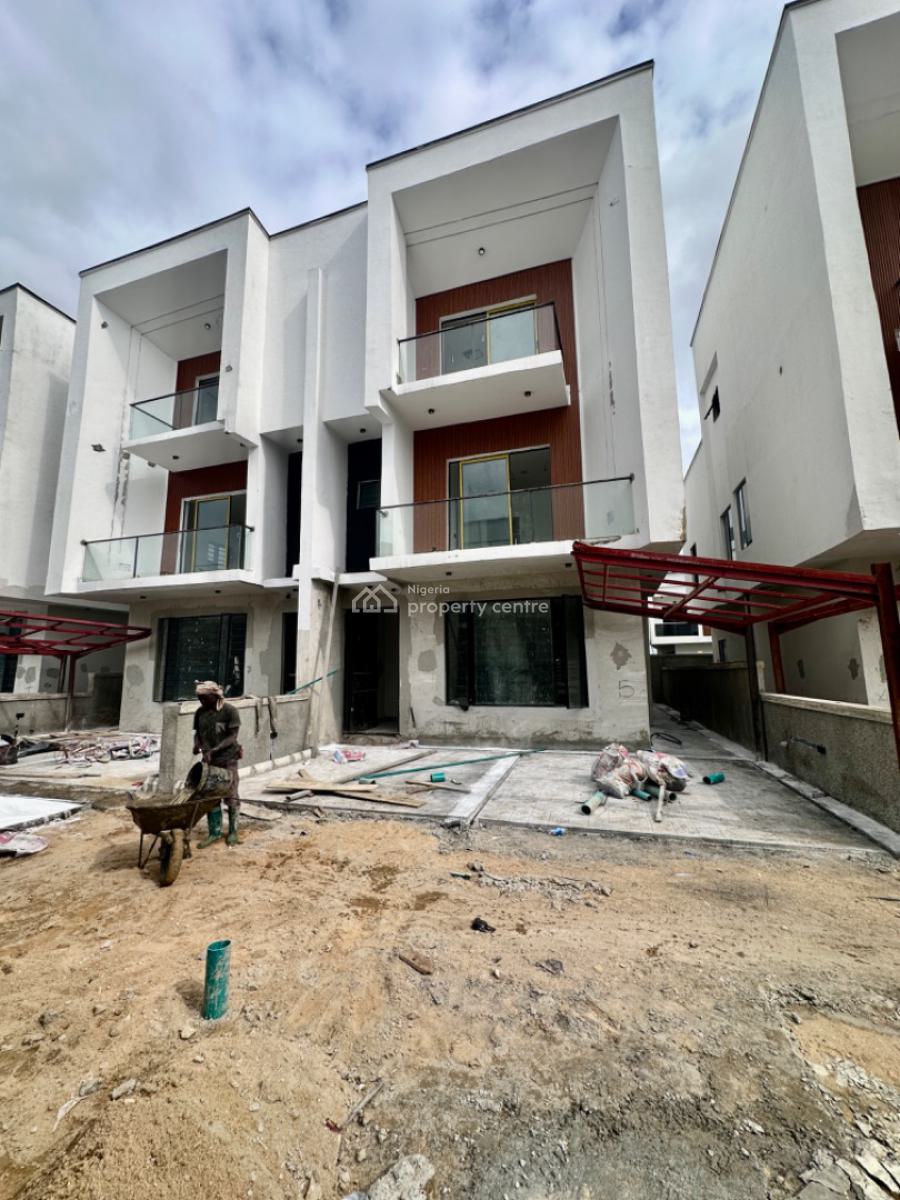 Beautiful Town House with Private Gate, Orchid Road By Chevron Toll Gate, Lekki, Lagos, Semi-detached Duplex for Sale