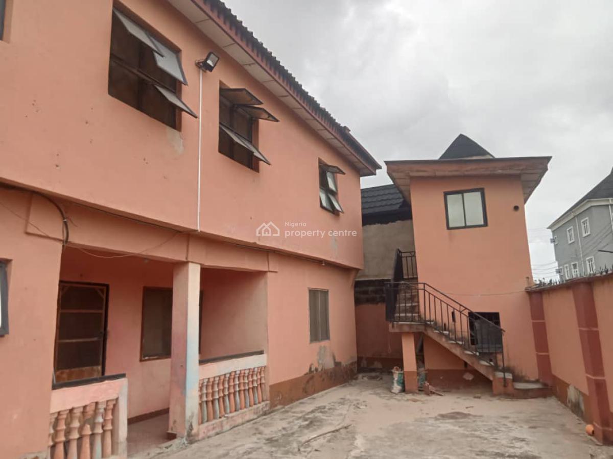 4 Flats of 3 Bedroom on a Full Plot of Land in a Gated Estate, Egbeda, Alimosho, Lagos, Block of Flats for Sale
