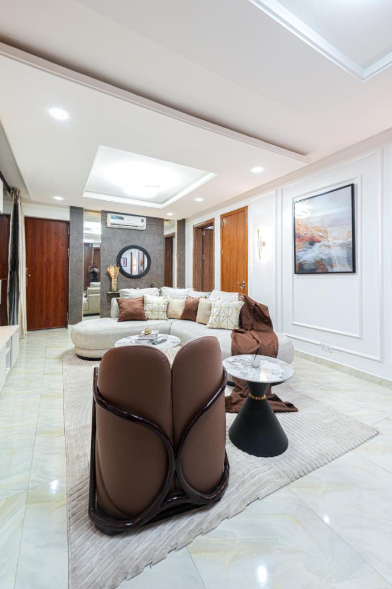 Aesthetically Cool & Luxurious 3 Bedrooms Apartment, Surulere, Lagos, Flat / Apartment Short Let