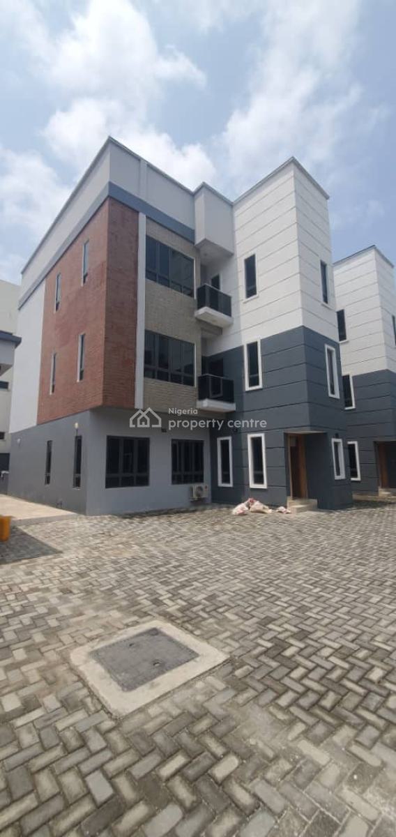 Newly Built Fully Serviced 4 Bedroom Terraced Duplex with a Room Bq, Kunsela Road, Ikate, Lekki, Lagos, Terraced Duplex for Sale