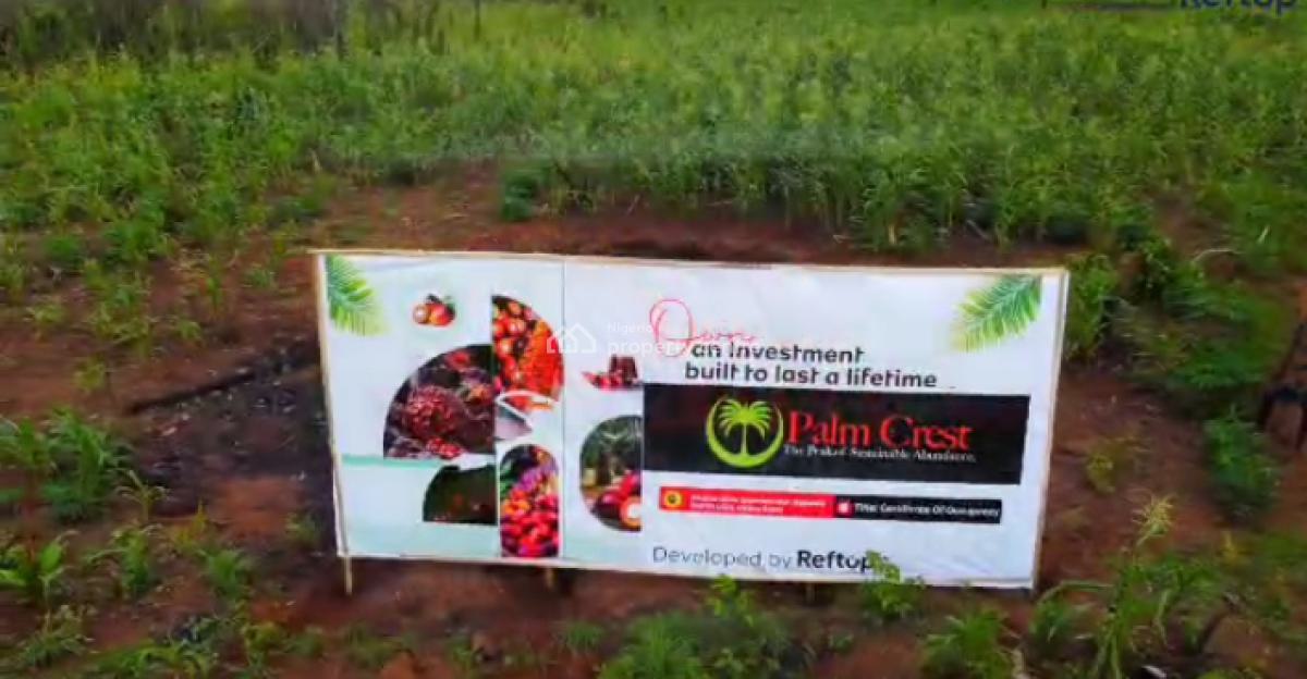 Govt Approved Palm Oil Investment, Palm Crest Estate Imeko-afon Local Government Area, Imeko Afon, Ogun, Commercial Land for Sale