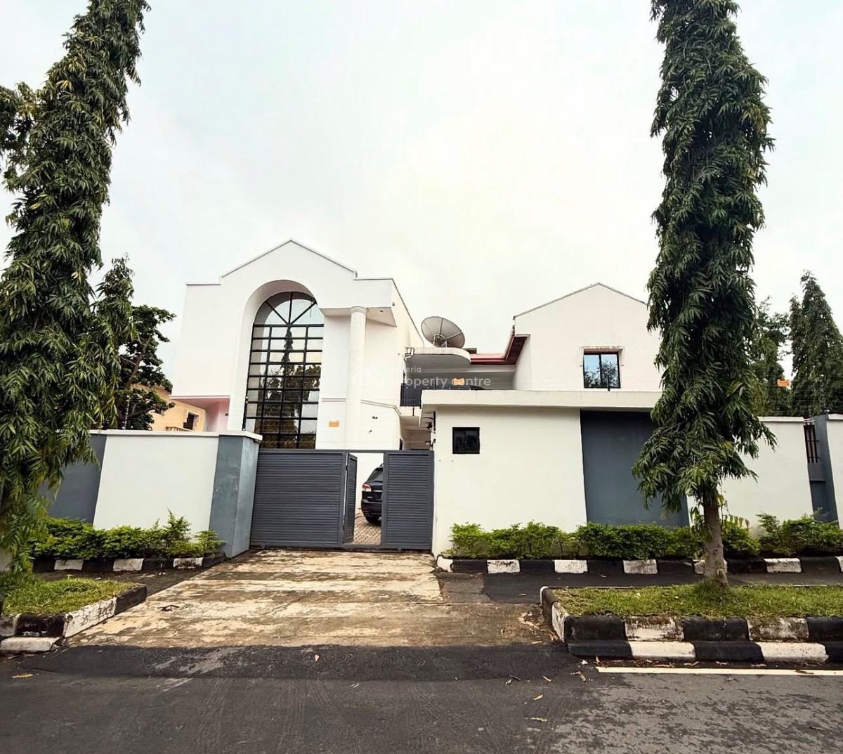 7 Bedroom Fully Detached Duplex with 4 Bedrooms Bq, Asokoro District, Abuja, Detached Duplex for Sale